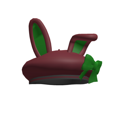 Cherry Bunny Beret with a Bow