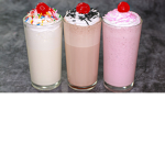 The milk shakes
