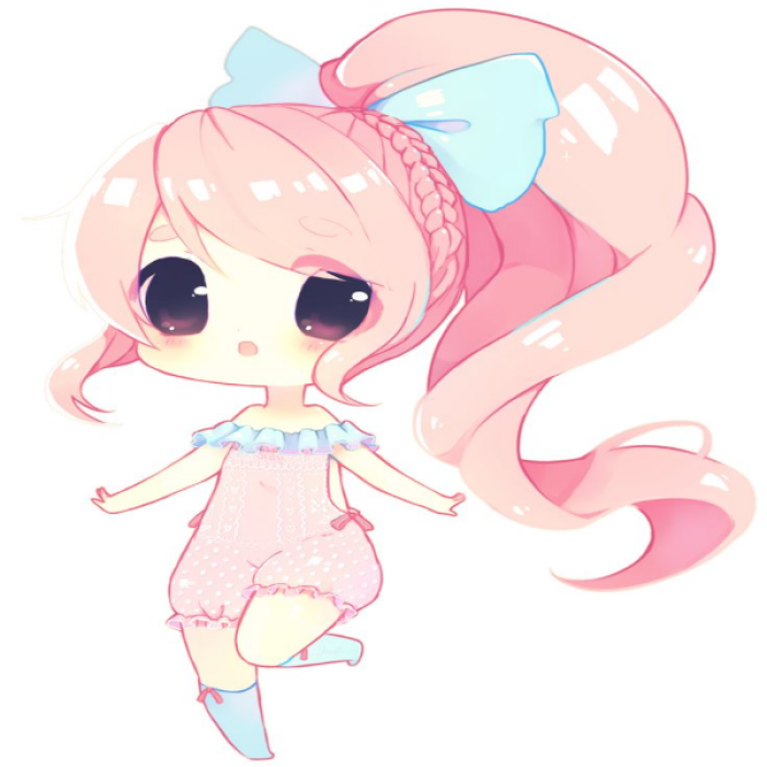 Kawaii Anime Girl Drawing (For Ivy) Roblox decal