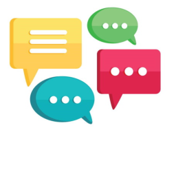 Chat and talk with friends!