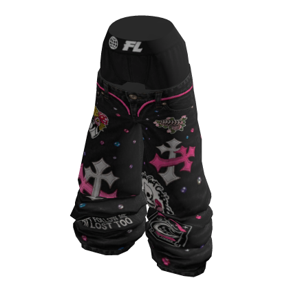 PANTALON BLACK ROSA 