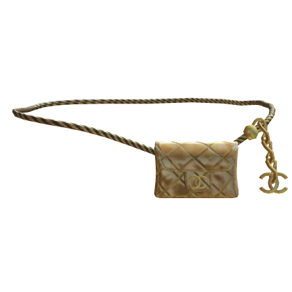 CC Gold Designer Waist Bag