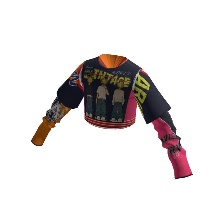 Navy Y2K Racing LongSleeve