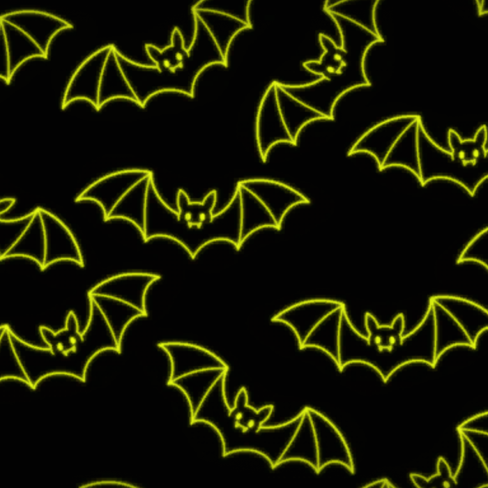 Yellow Glowing Bats