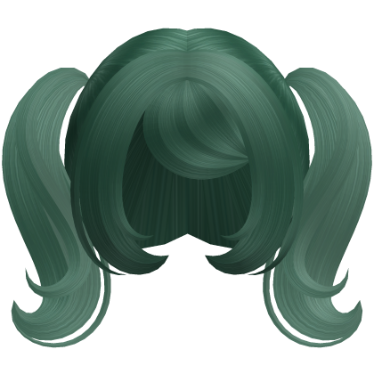 Cute Dolly Curly Pigtails (Green)