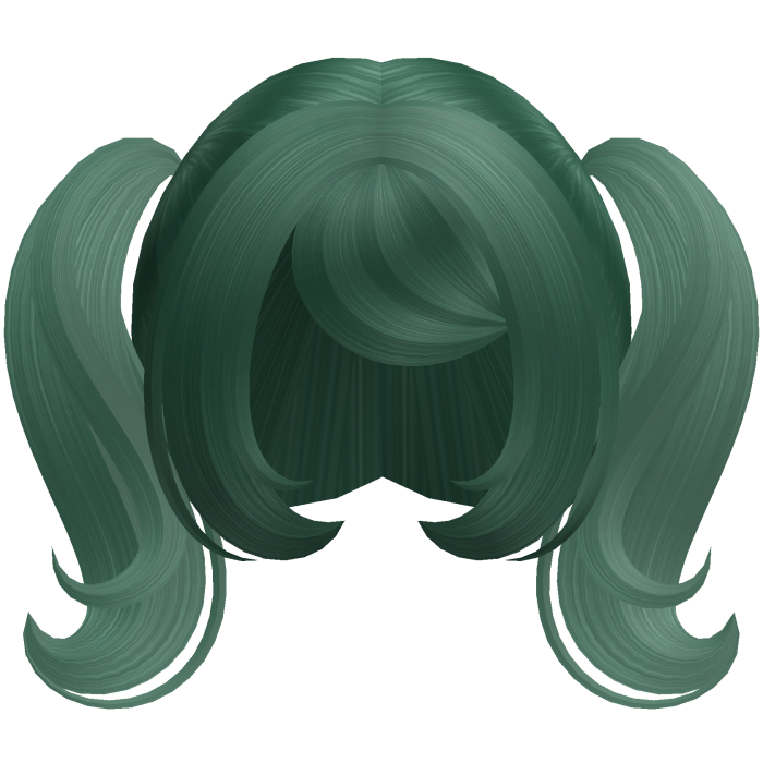 Cute Dolly Curly Pigtails (Green)