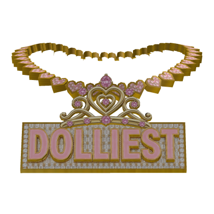 𝓓 | DOLLIEST custom heart chain 1of1 gold