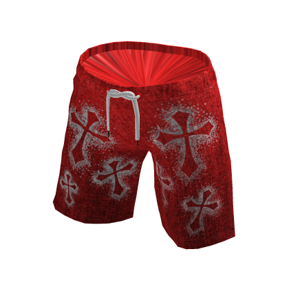 RED Y2K SHORTS thumbnail