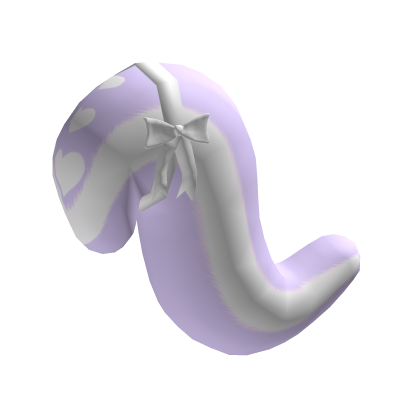 ♡ Small Cute Kawaii Heart Purple Skunk Tail ♡