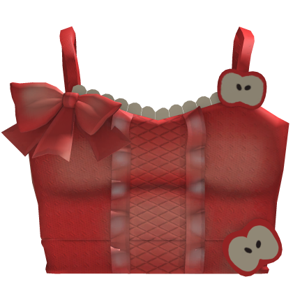 Igari Red Apple Mori Kei Corset 🍎