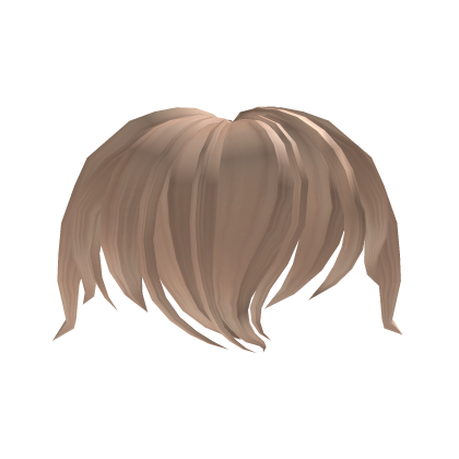 Blonde Short Fluffy Front Hair Roblox item