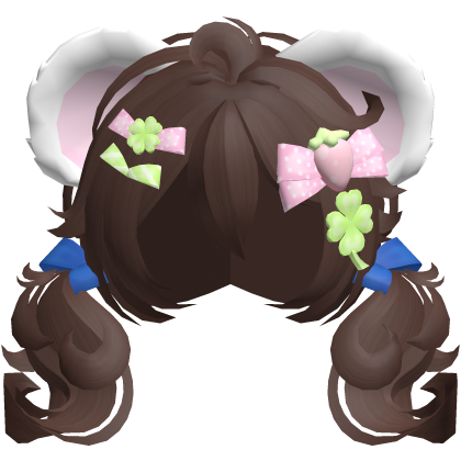 🍀 bijou hamster clover pigtails in brown