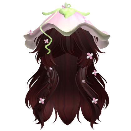 Kawaii Fluffy Layered Flower Hair (Red)