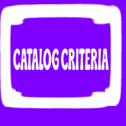 catalog criteria