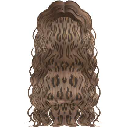 Long Wavy Soft Curly Hair in Leopard Blonde Roblox item