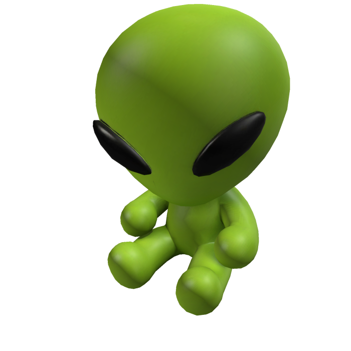 Silly ALien shoulder friend
