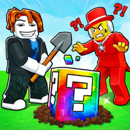 Dig lucky blocks Roblox group icon