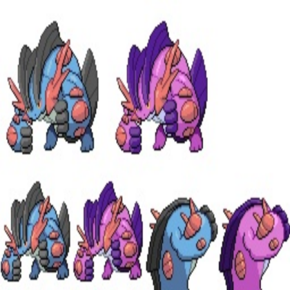 Mega swampert pixel Roblox decal
