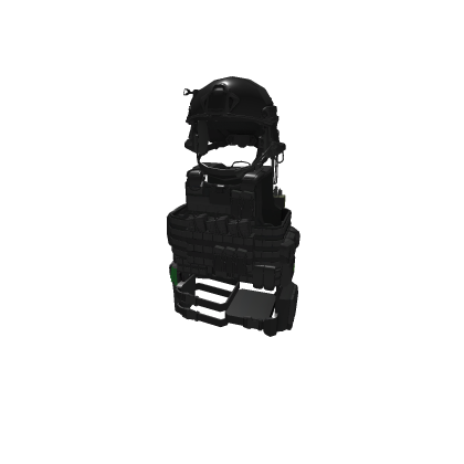 [ACS 1.7.5/6] Black Helmet and Vest
