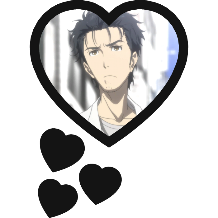 Rintaro Okabe Thinking Hearts Steins Gate