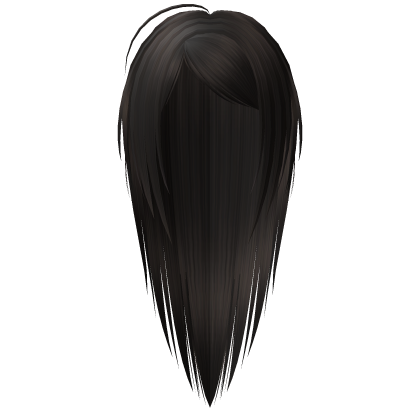 Emo Scene Long Wispy Hair Dark Brown Roblox item
