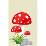 My family of mushrooms
