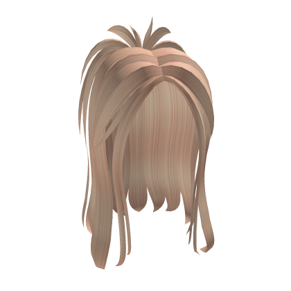 Y2K Messy Half Up Spikey Hair ( Blonde ) Roblox item