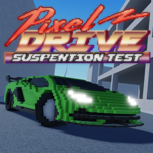 Pixel Drive Suspension Test 🏎️ official Roblox game thumbnail