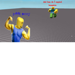 Roblox but the baseplate expands