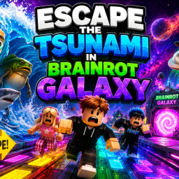 [BETA] Escape the Tsunami in Brainrot Galaxy