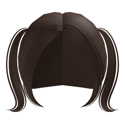 brown cute short pigtails