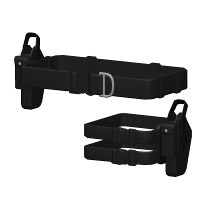 Tactical Belt w/ Drop Leg Holster (R6) thumbnail