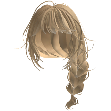 Cute Vanilla Blonde Braided Hair