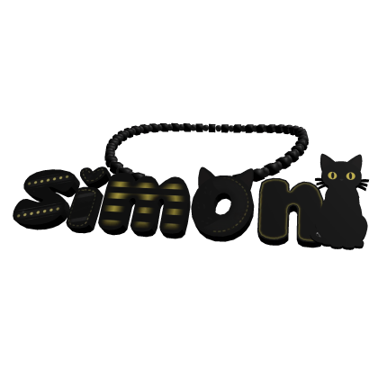 Simon black necklace 3.0