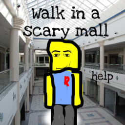 Walk in a scary mall