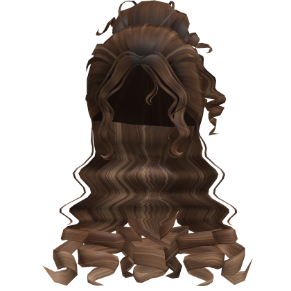 ♡ curly girly hair in honey ombre Roblox item
