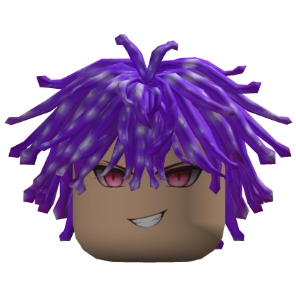 Spiky Anime Boy Hair (Purple)