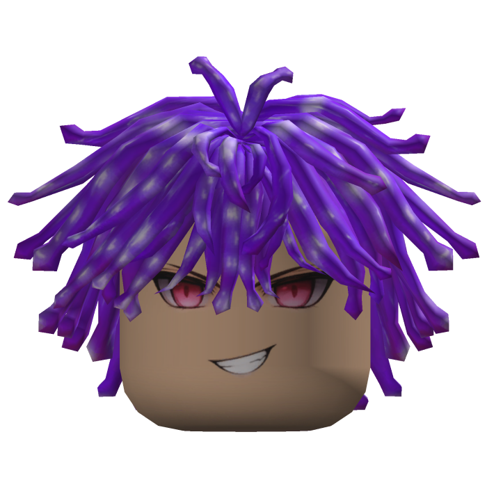 Spiky Anime Boy Hair (Purple)