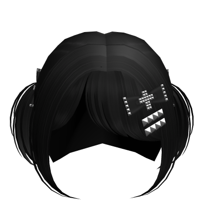 Scene Emo Hair Black Roblox item
