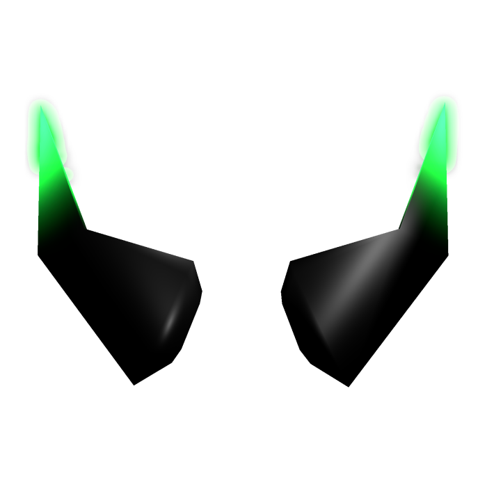 classic shiny green horns 