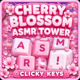 🌸 Cherry Blossom ASMR Keyboard Tower 🌸