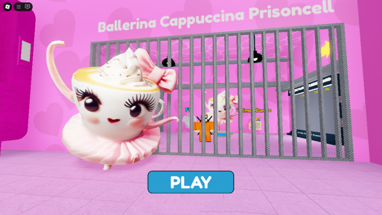 Ballerina Cappuccina'S PRISON RUN (OBBY) screenshot 1