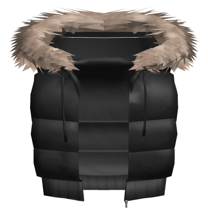 winter fluffy puffer jacket Roblox item