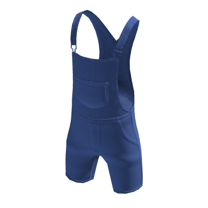 Farmer's Jumpsuit Shorts - Denim thumbnail
