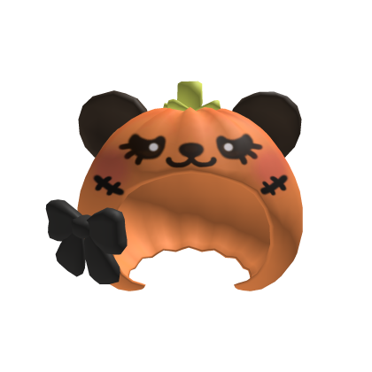 Cute Pumpkin Bear Hood Halloween
