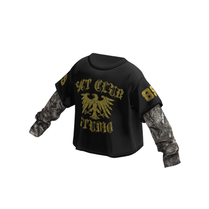 Vintage Washed Layered Graphic Longsleeve (Camo)