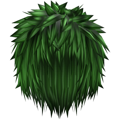Green Messy Anime Spiky Gothic Emo Boy Hair Roblox item