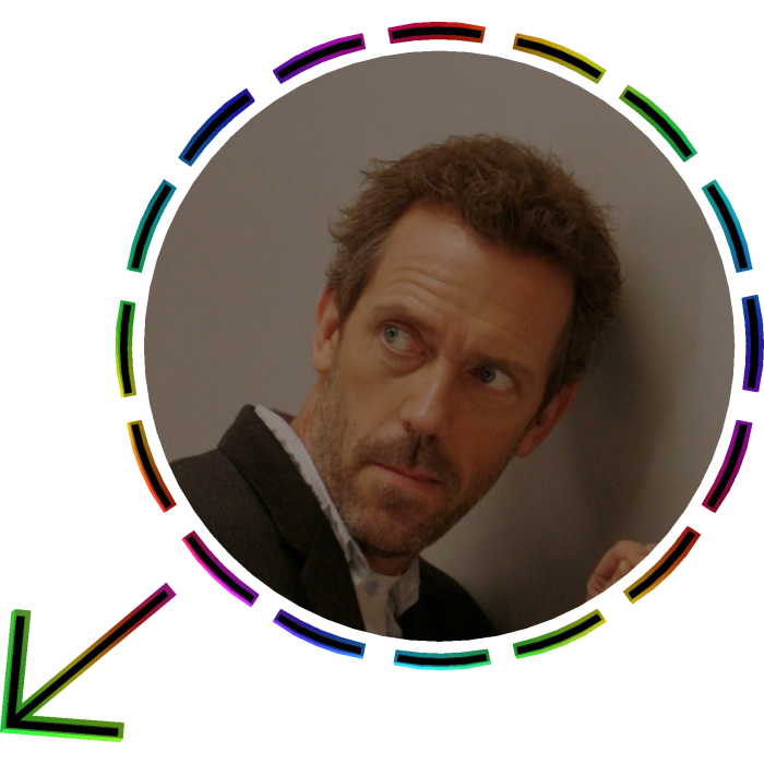 RGB Dr.House meme Circle