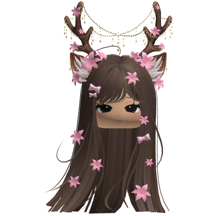 Ethereal Christmas Fairy Fawn Hair w/ Antlers