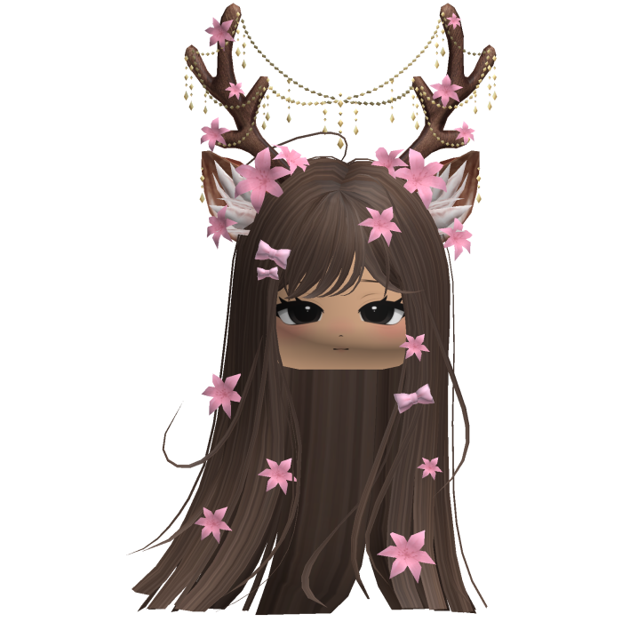 Ethereal Christmas Fairy Fawn Hair w/ Antlers